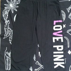 Pink Capri Sweatpants